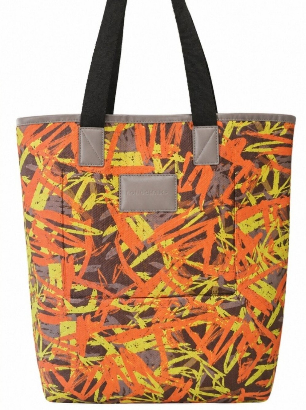 Marc By Marc Jacobs Paint Splash Tote Large Neon Graphic Shopper Travel Tote Bag